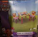 Mesa e 2 cadeiras patrulha pata