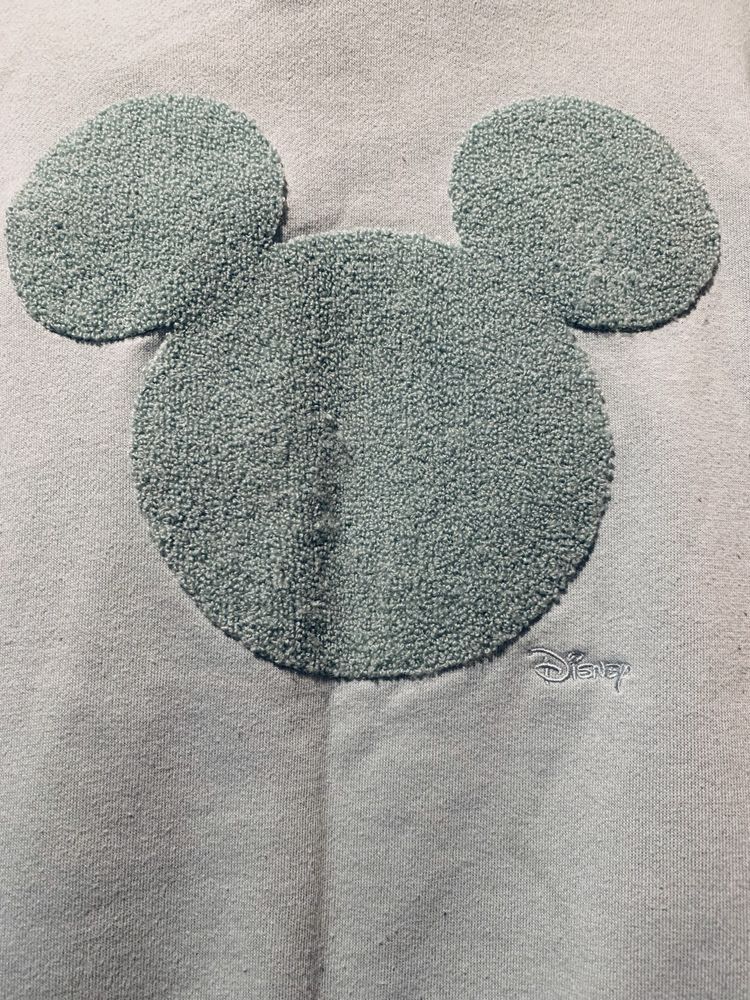 Bluza bawełniana z kapturem z wzorem Mickey Mouse r.M