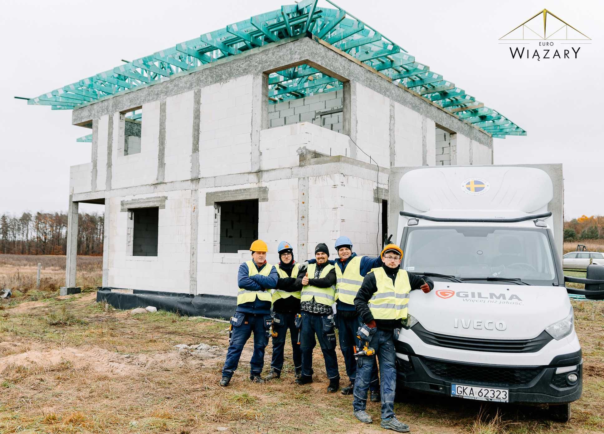Gotowe wiązary dachowe. Projektowanie, produkcja, montaż!