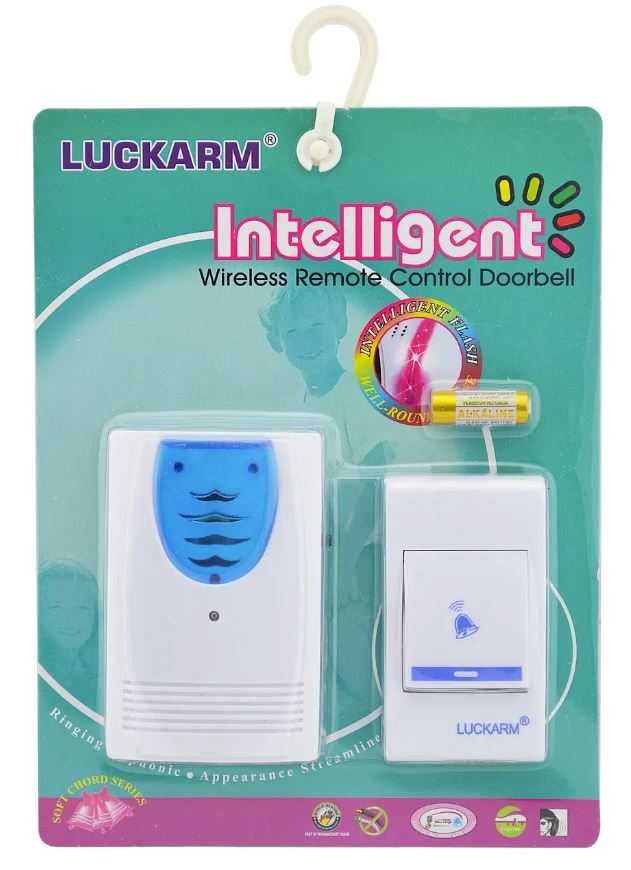 Беспроводной дверной звонок от батареек Luckarm Intelligent 8203 Белый