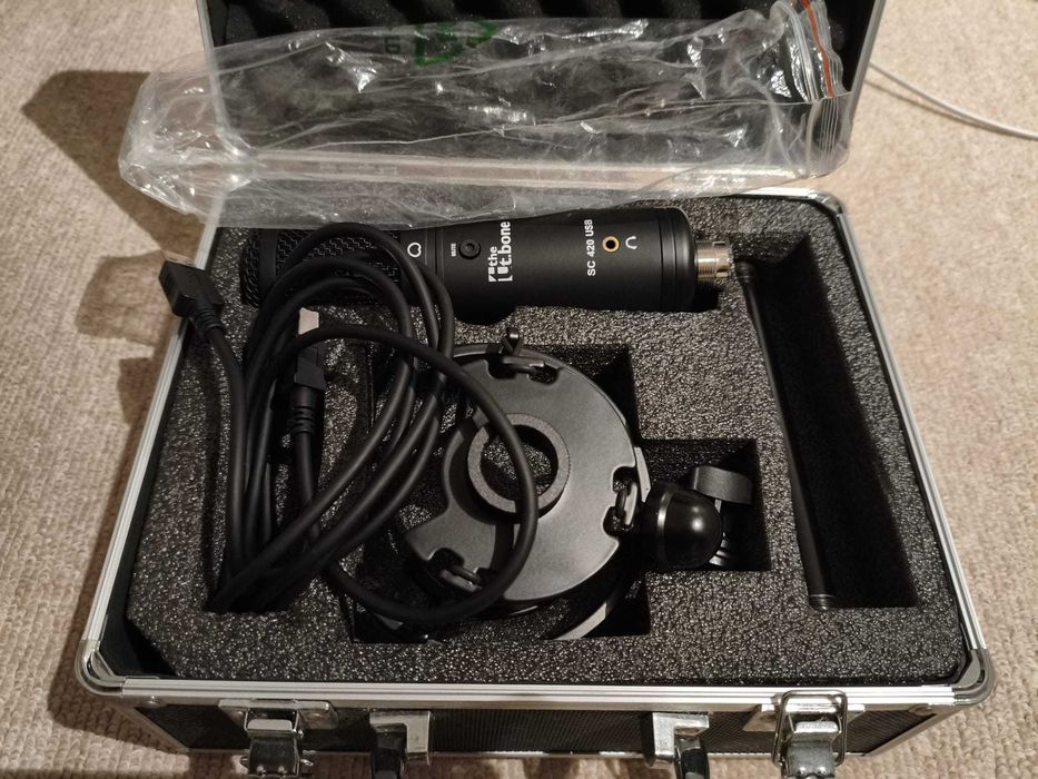 Microfone condensador T.Bone SC 420 USB