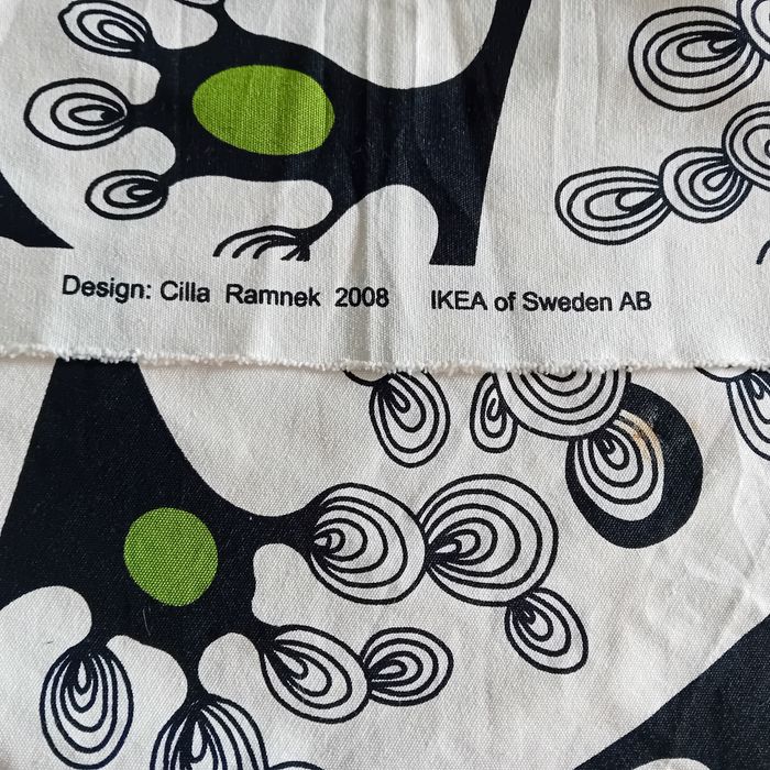 IKEA Kupon materiału proj. Cilie Ramnek 2008r.