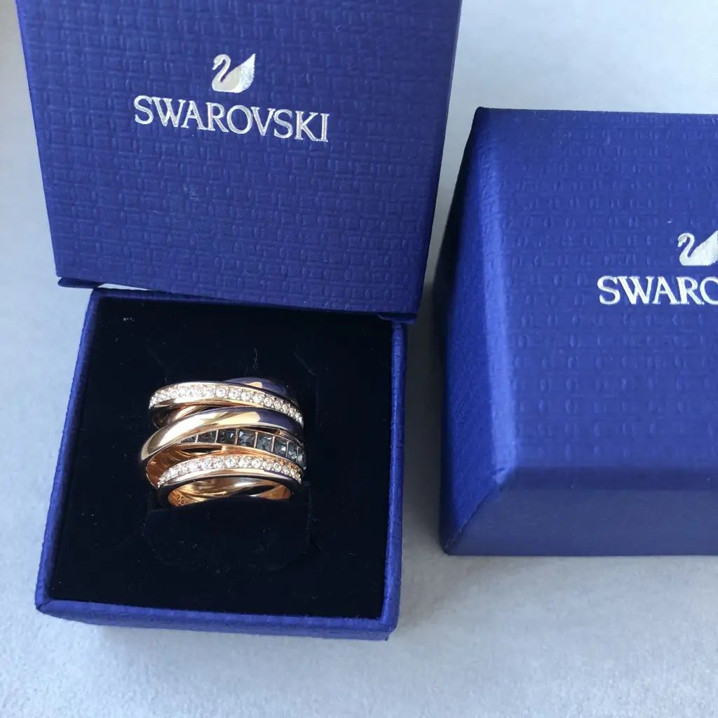 Кольцо Swarovski Dynamic Ring, Rose Gold