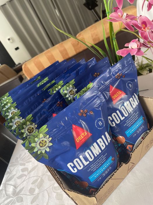 12 pacotes Café Moído Delta Cafés Colômbia M.Univ. emb. 220 g