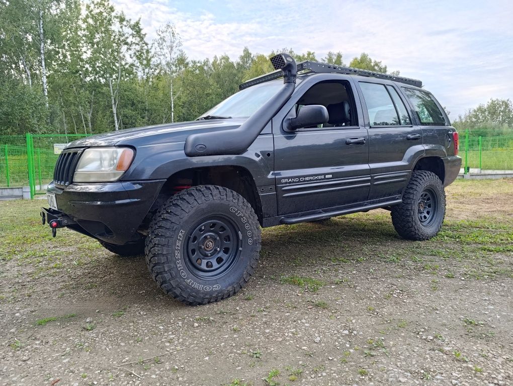 Jeep Grand Cherokee 4.0 LPG off road  MT 32cale bagażnik płyta wyciąga