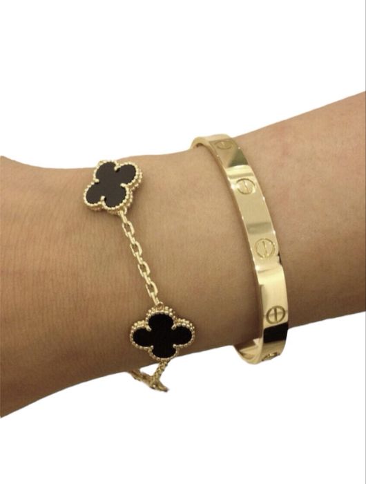 Золотий браслет під бренд Cartier Love,36 грам,19 розмір