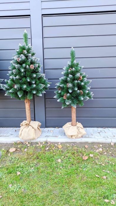 Sosna DIAMENTOWA NA PNIU CHOINKA SZTUCZNA 220 cm taka jak na Zdjęciu!!