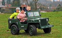 Auto JEEP 3osobowy WILLYS JH-101 STRONG dla dzieci 24V na akumulator