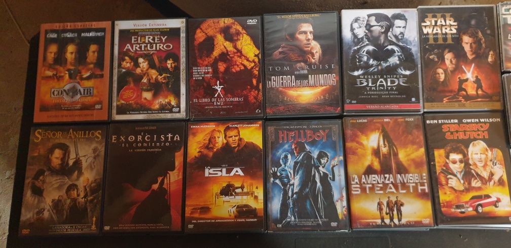 44 DVDs originais para venda