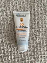 Mleczko do opalania SPF50 Sunbrella Dermedic baby; wodoodporne