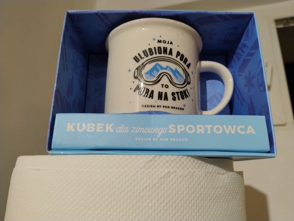 Kubek sporty zimowe narty snowboard