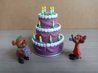 Фігурки мишей і торт з мульта Попелюшка, Disney