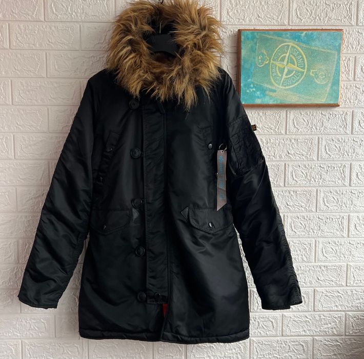 Жіноча парка Alpha Industries nylon n-3b зимова куртка пуховик рXS