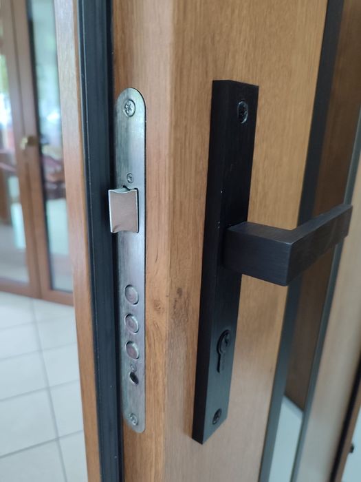 Drzwi zewnętrzne 80 i 890 lewe lub prawe 72mm ciepłe turner oak