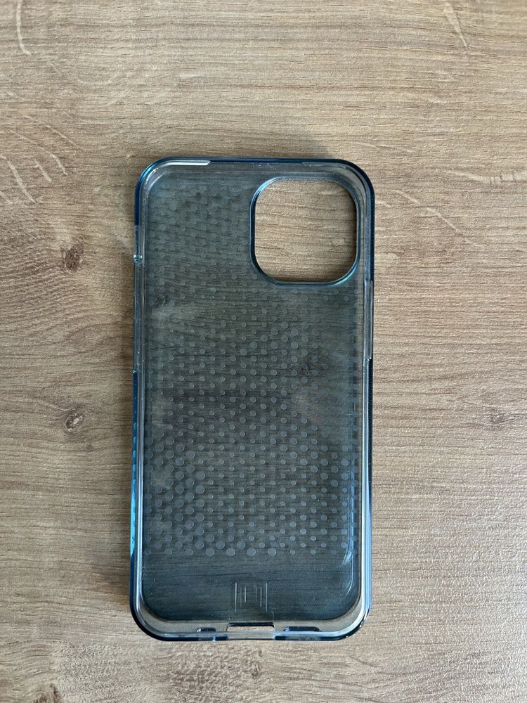 Etui iPhone 13 mini niebieski przezroczysty
