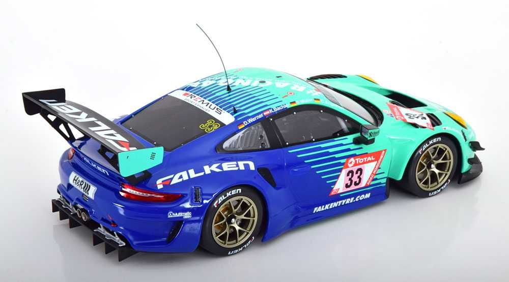 Model 1:18 Ixo Porsche 911 GT3 R #33 24h Nürburgring 2020 Falken