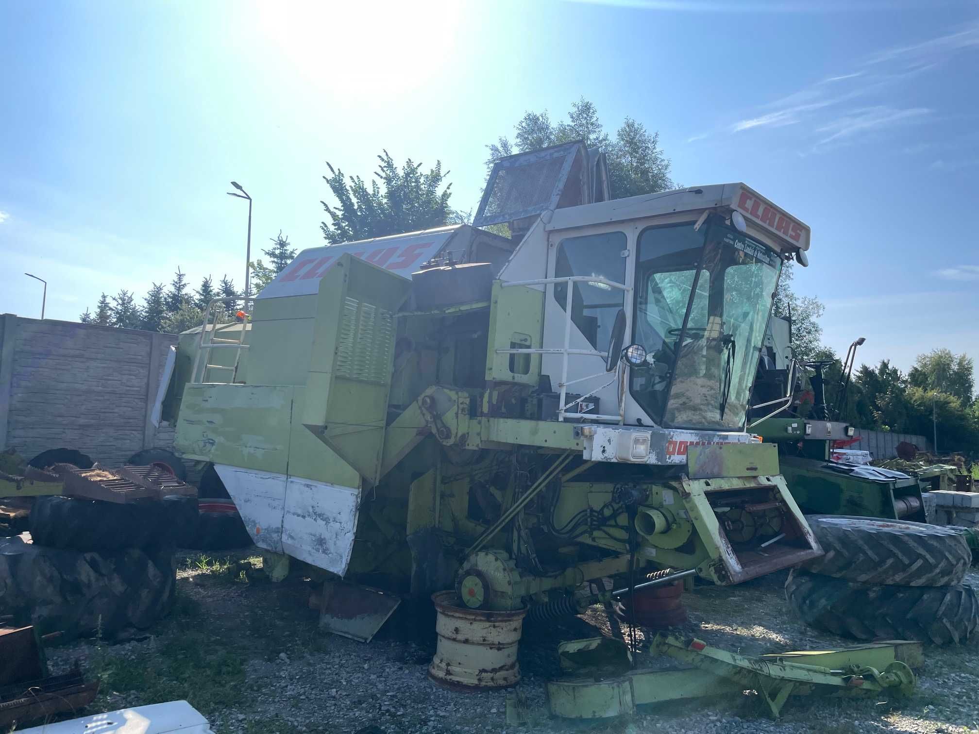 Claas Dominator 98 kabina silnik wytrząsacz rura
