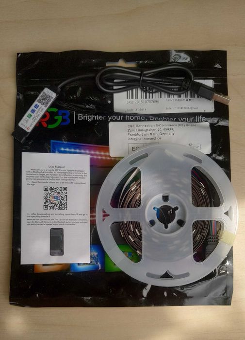 USB LED светодиодная лента для телевизора Пк RGB 3м