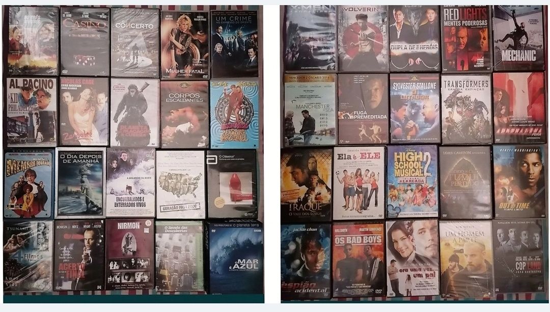 LOTE 206 DVD's Originais (LOTE 56)