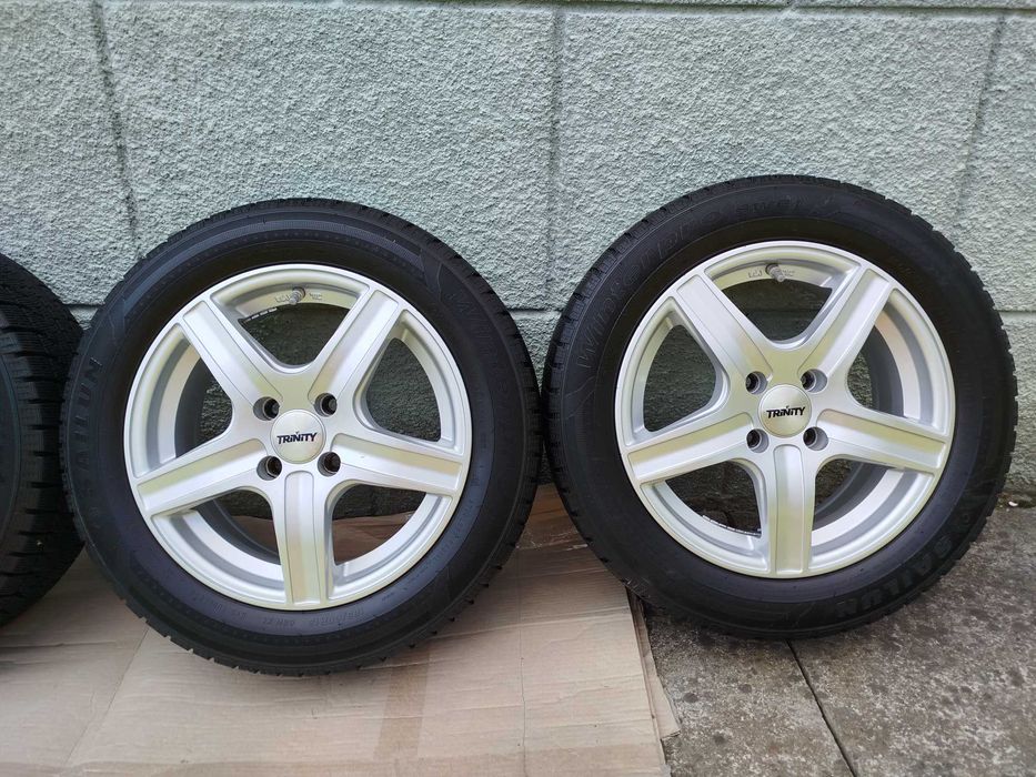 Диски TRINITY R15 4/100 Датчики Тиску Шини Sailun 185/60 R15 *ЗИМА*
