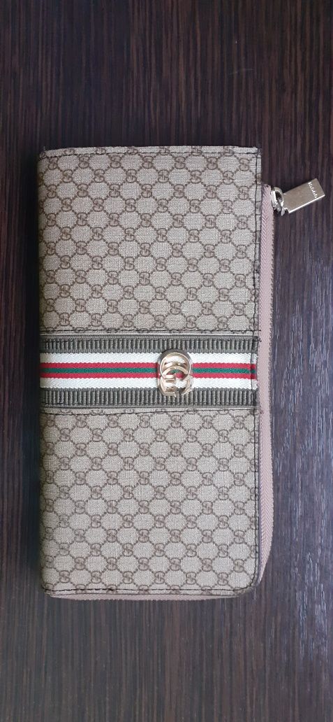 Кошелек портмоне Gucci, бумажник-органайзер, клатч