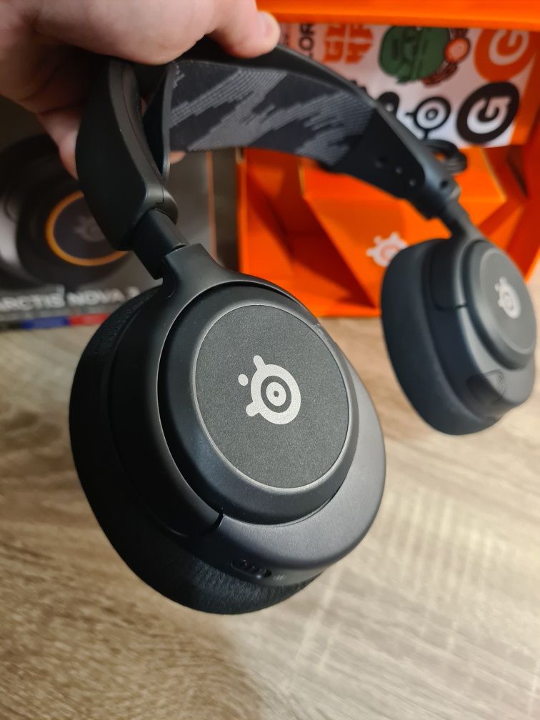 Ігрові навушники з мікрофоном SteelSeries Arctis Nova 3 Black