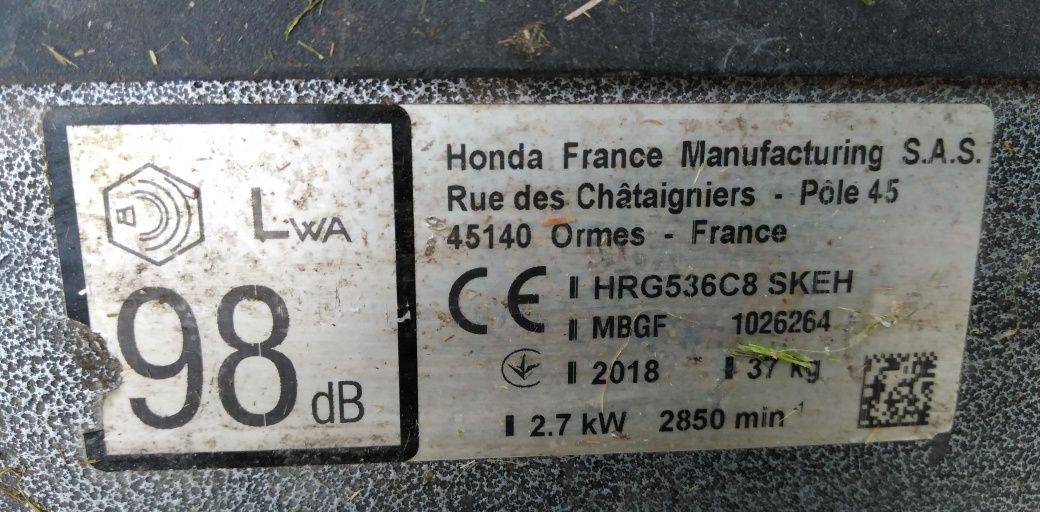 Kosiarka Honda Izy Hrg536c8 napęd 2018r