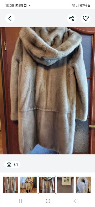 Продам норкову шубу.