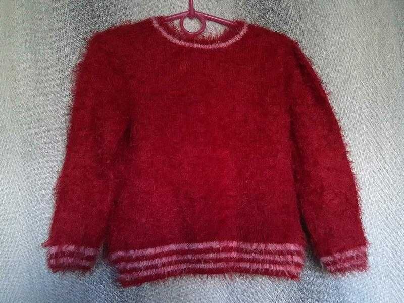 Дитяча тепла кофта світшот джемпер травка паєтки светрик з котиком