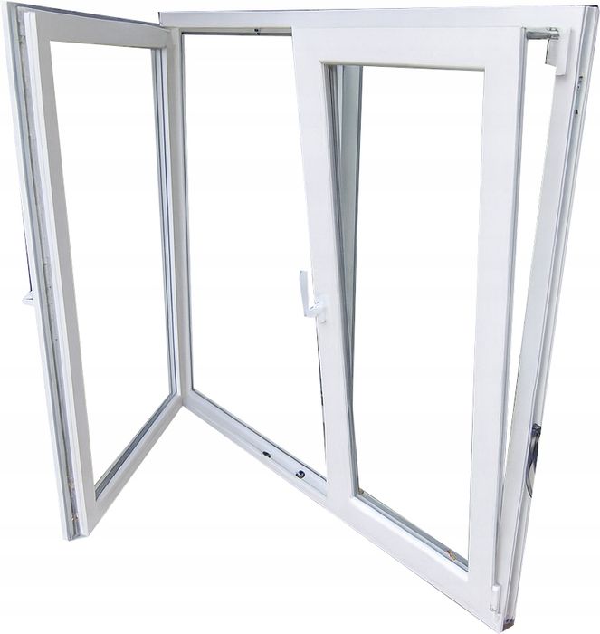 OKNO KacprzaK 146X143 OKNA PCV NOWE 1460x1430 Białe Lider Okna OLX