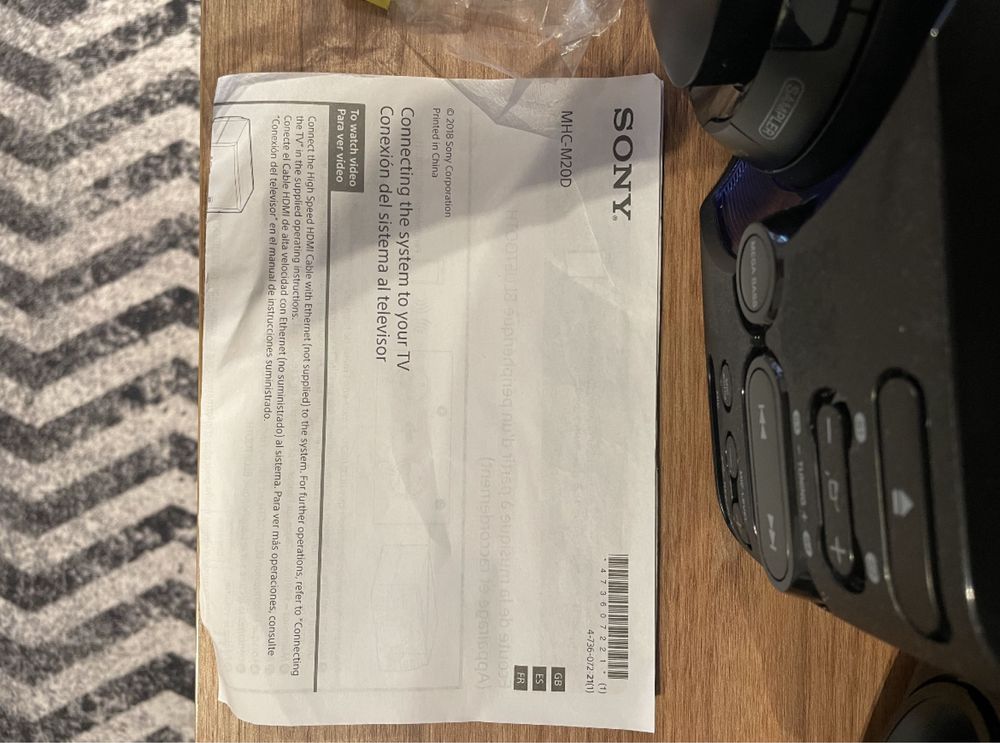 Wierza audio Sony MHC-M20D