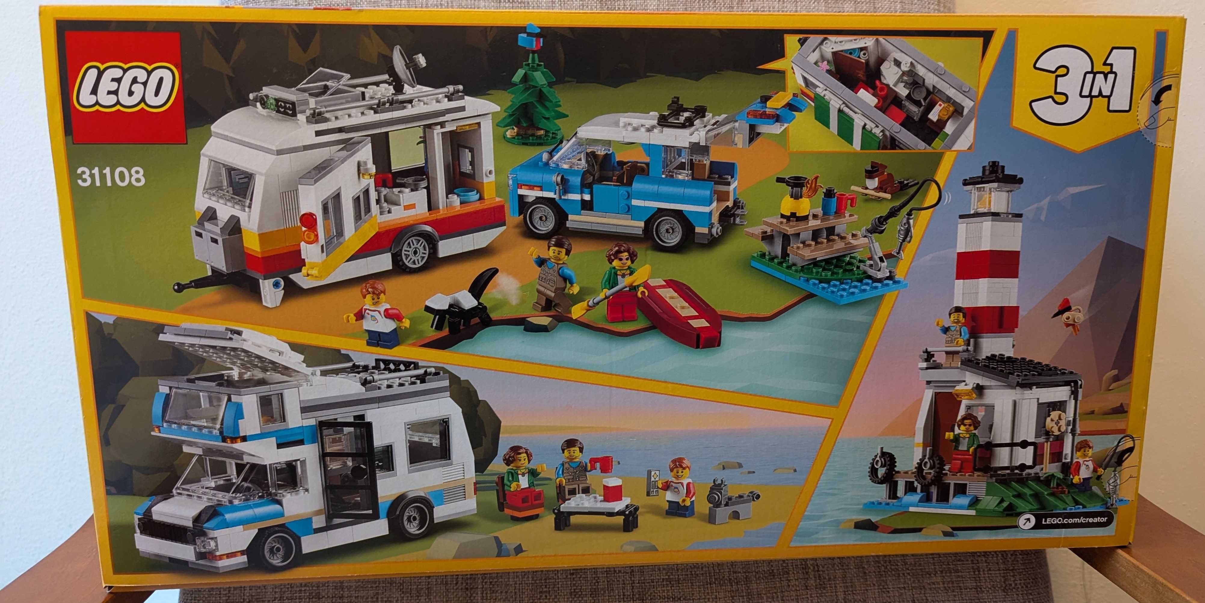 Lego 31108 Creator 3w1 Wakacyjny kemping z rodziną