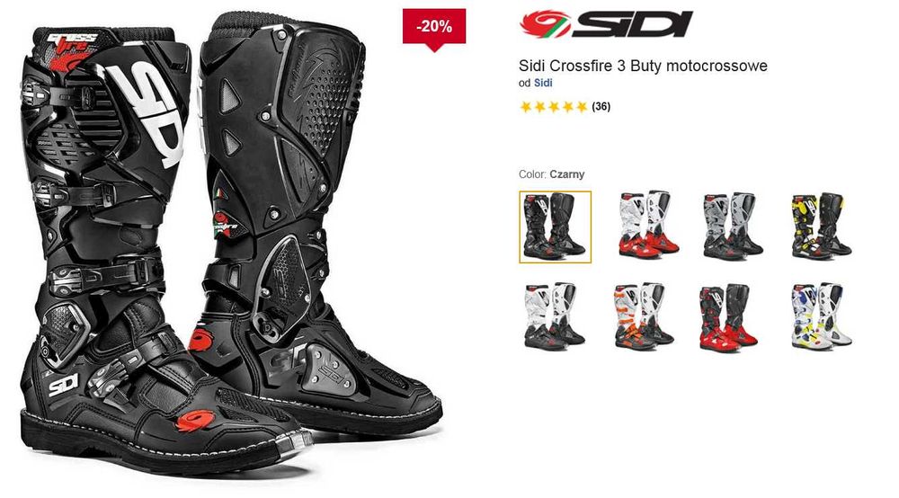 Sidi Crossfire 3 sg 12 tcx fox NAJTANIEJ ktm Kraków 42/43/44/45/46 itd