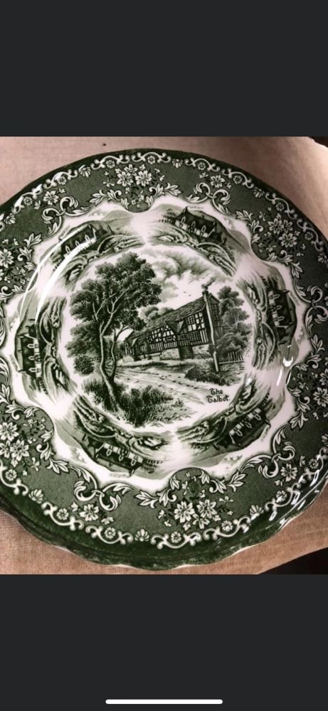 English Country Inns, zestaw obiadowy porcelana