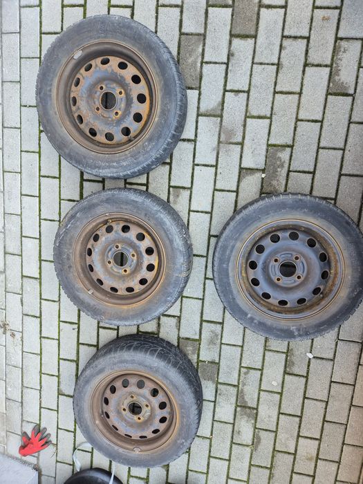 Opony koła z felgami R 14 / 65 / 185 zimowe + wielosezonowe