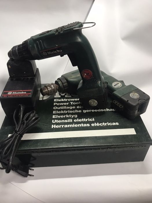 Wiertarko wkrętarka Metabo 9,6 V komplet dwie sztuki