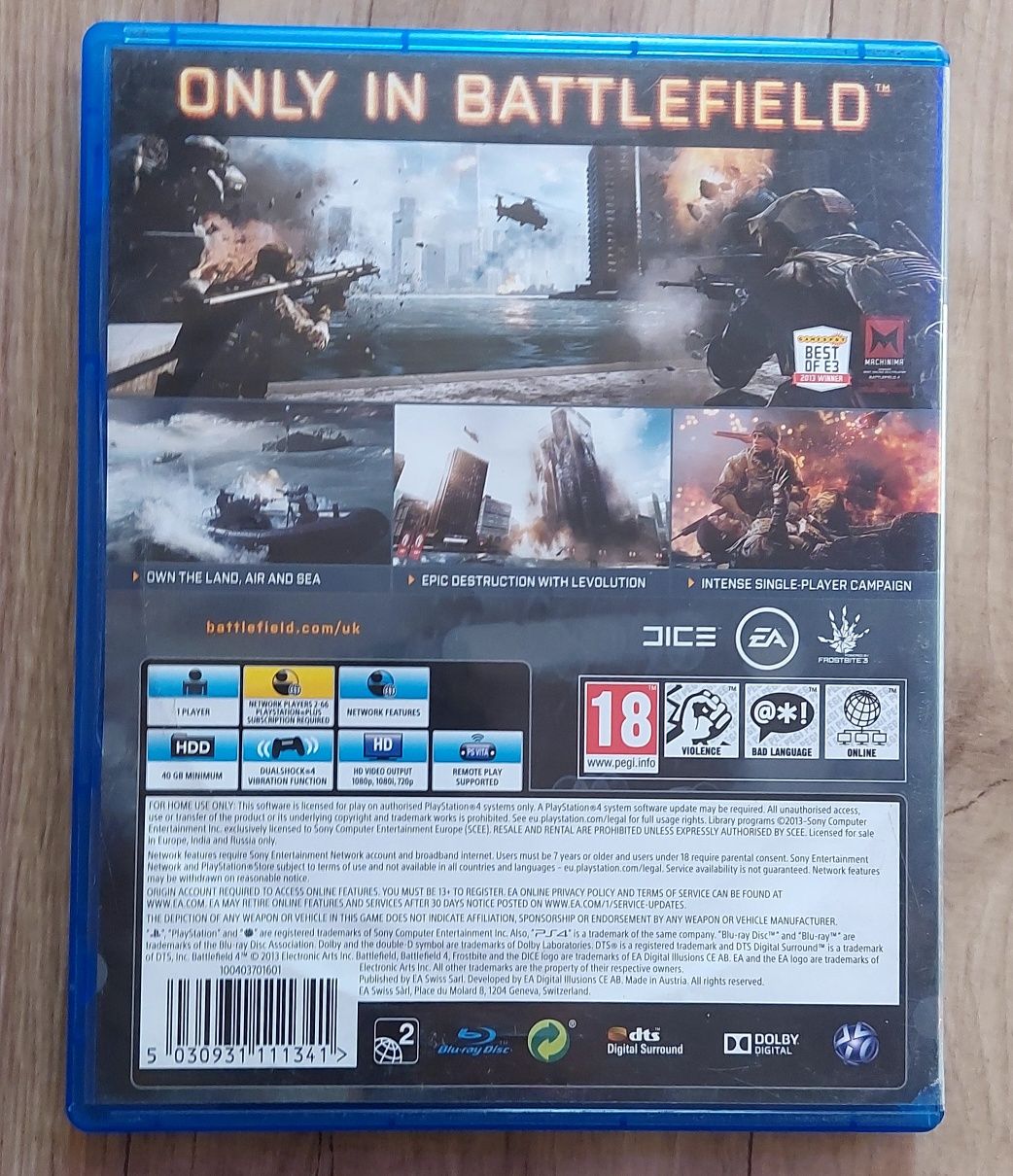 Gra na konsole ps4 Battlefield 4
