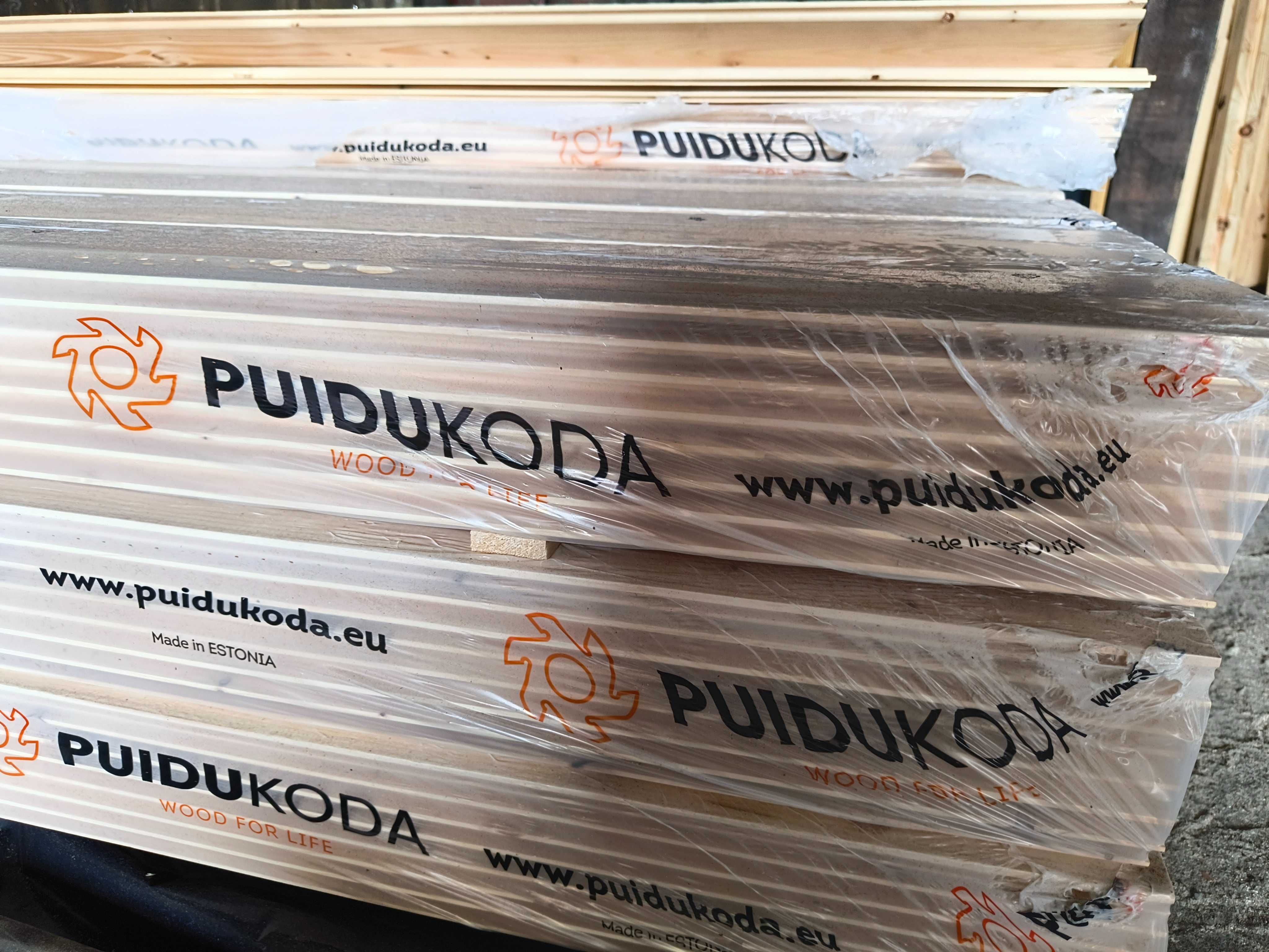 Boazeria, szalówka, deska elewacyjna świerk PUIDUKODA. Duża ilość