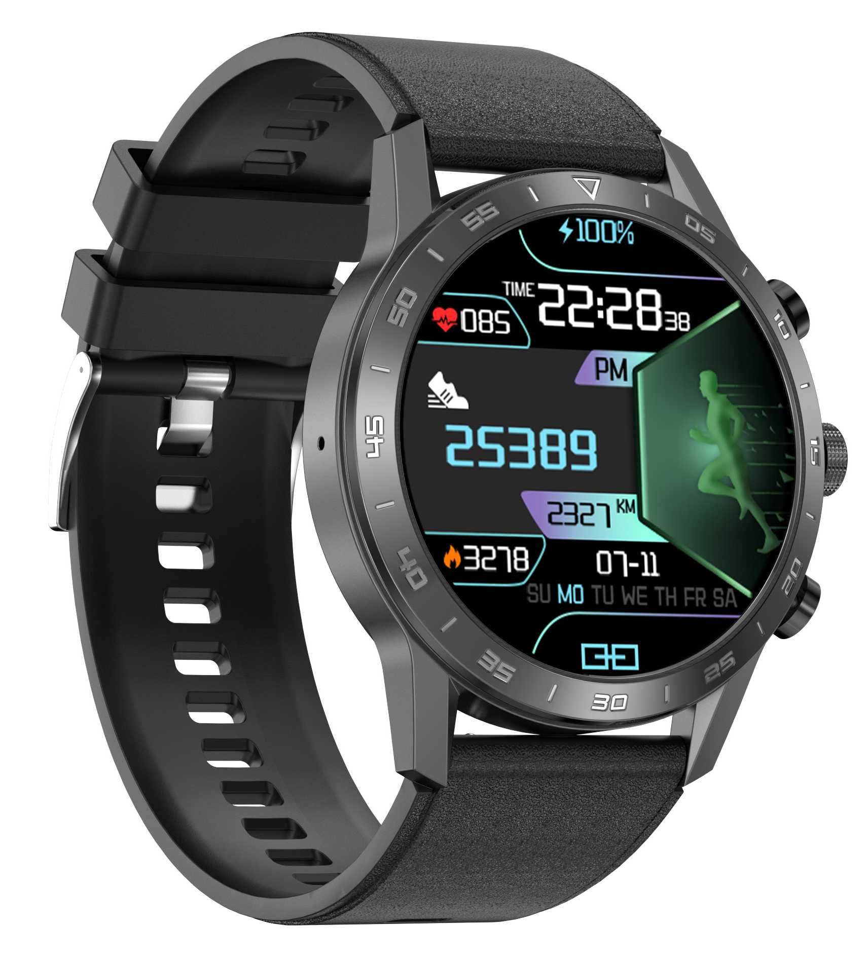 UNIWERSALNY PASEK do zegarka smartwatcha 22mm teleskopy czarny