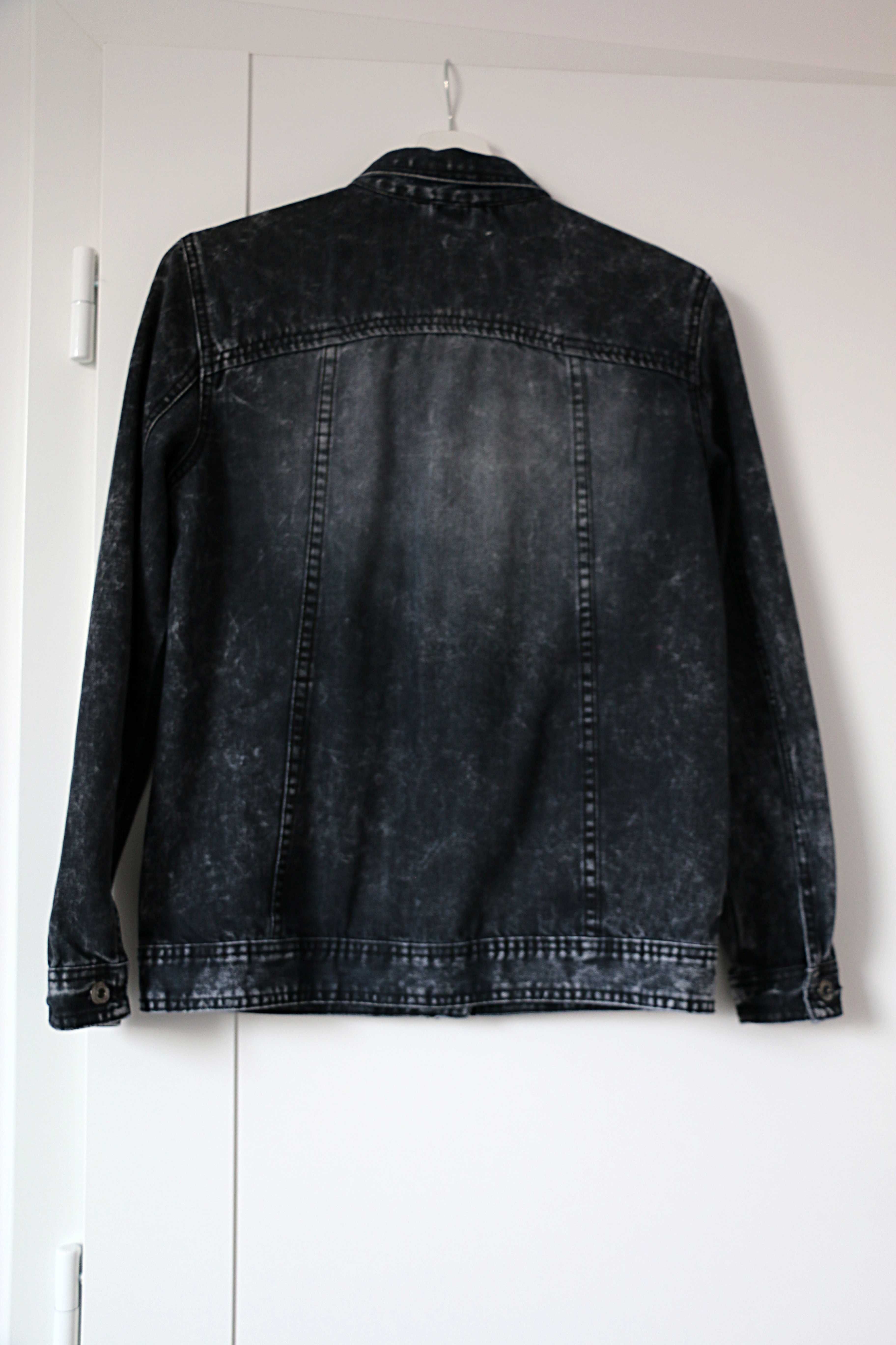 Czarno-szara katana oversize