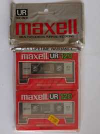 Maxell UR 120 na rok 1986 rynek USA - Zestaw 2 kaset !!