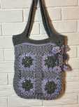 Torba średnia handmade "Lawendowe Sny"