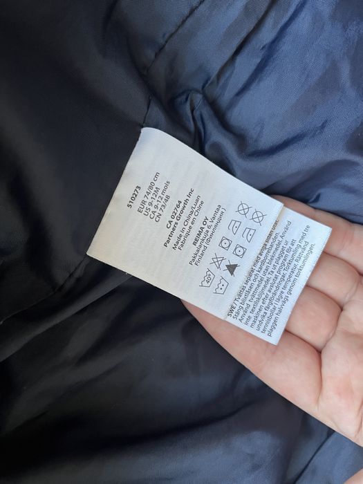 Kombinezon Reima 74 80 zimowy puchowy pierze granatowy dziecięcy