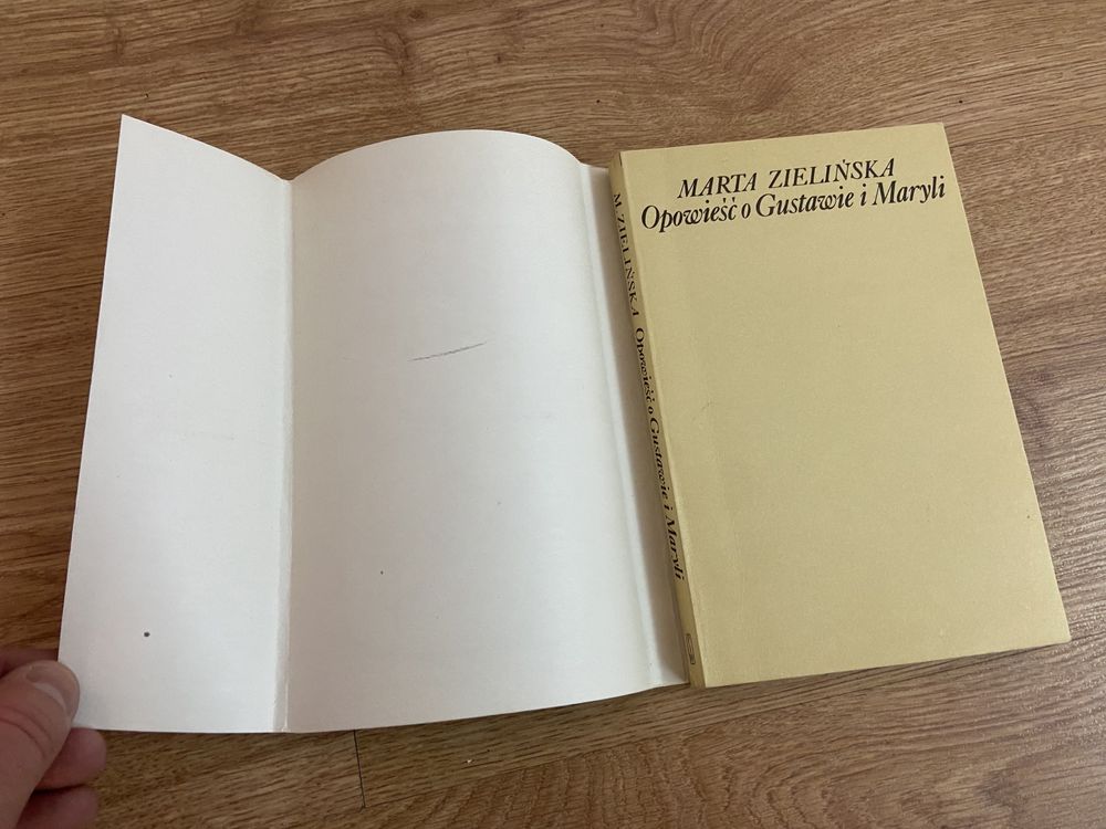 Opowieść o Gustawie i Maryli - Marta Zielińska książka PIW 1989r