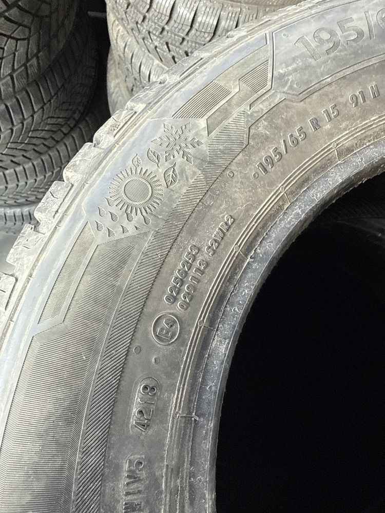 Шини резина 195/65/15 r15 Barum комплект всесизонка