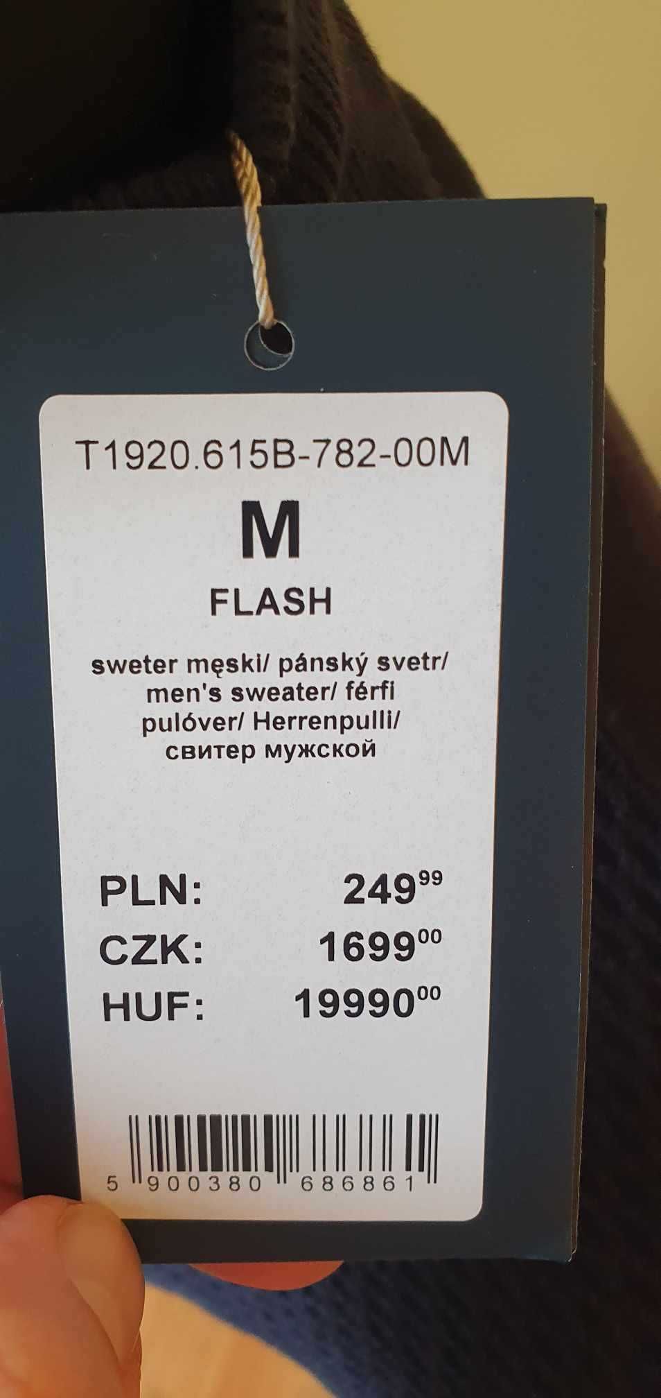 Sweter Męski Tatuum, rozmiar M, 100 % bawełna, Nowy z Metką