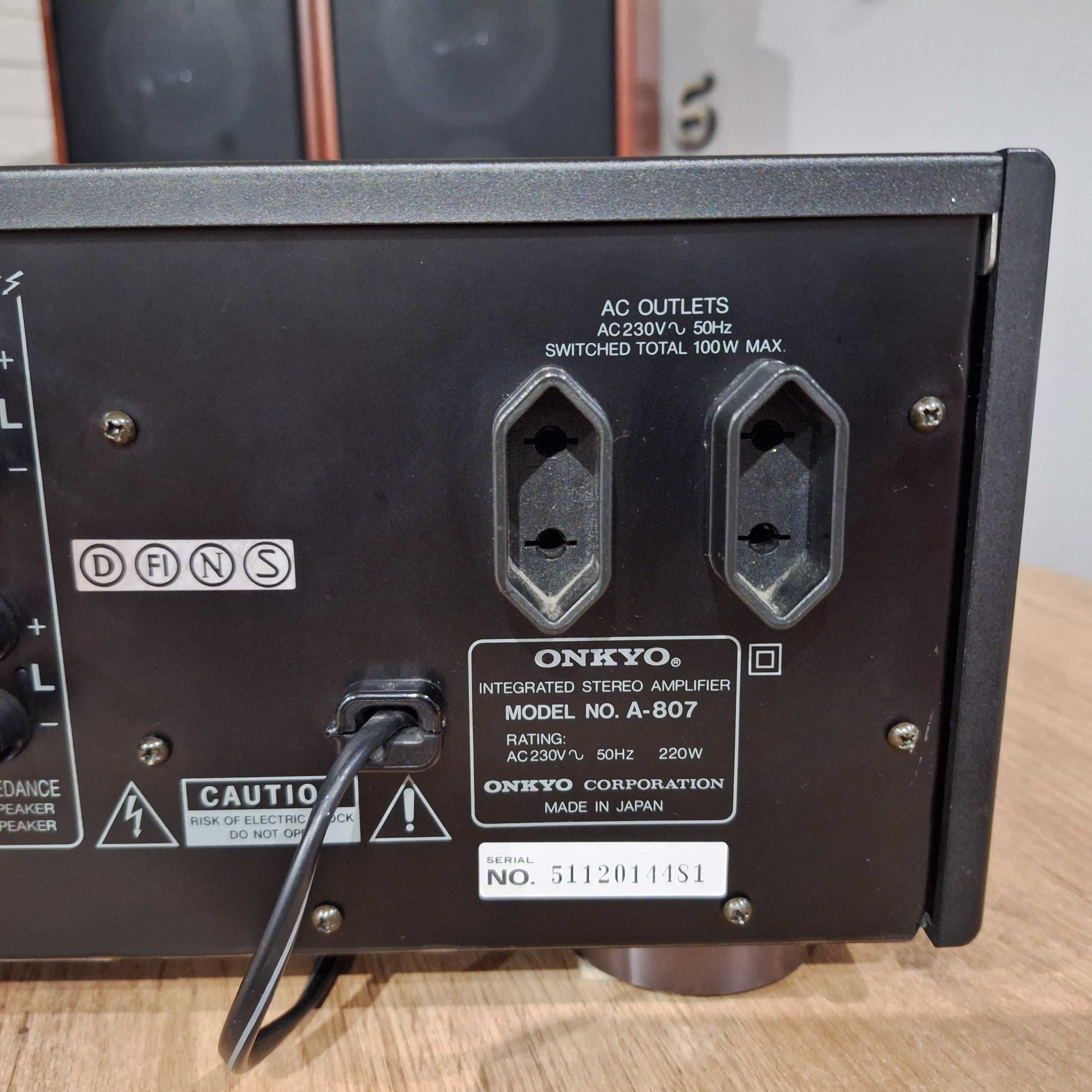 Onkyo Integra A-807/A-8850 Pilot Serwis Dokument