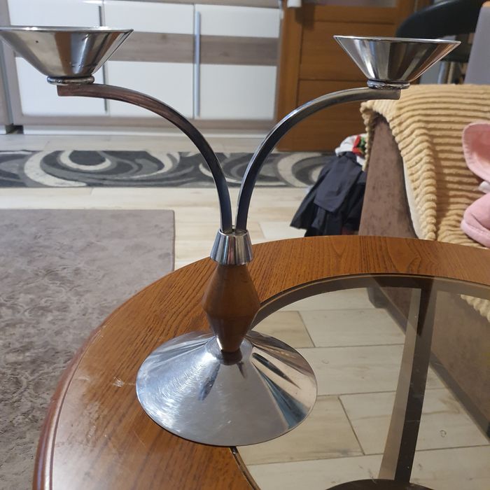 Świecznik dwu ramienny