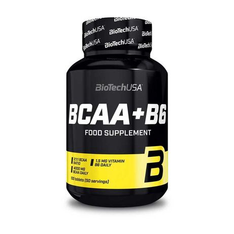 Амінокислоти BCAA+B6 BioTech USA 100 таблеток