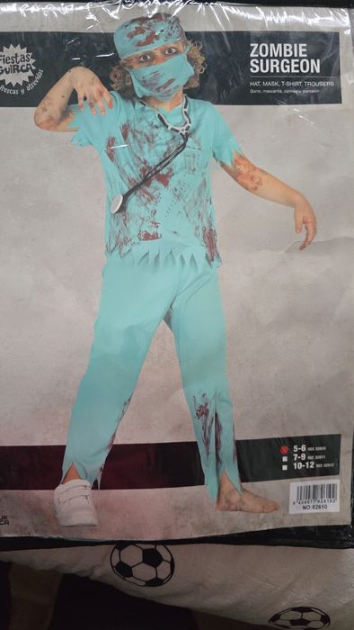 Disfarce de enfermeiro assustador